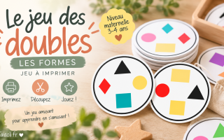Jeu des double formes - Dobble à imprimer