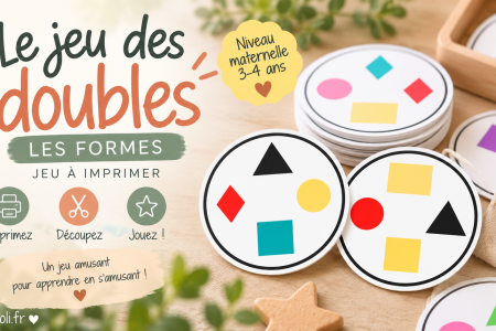 Jeu des double formes - Dobble à imprimer